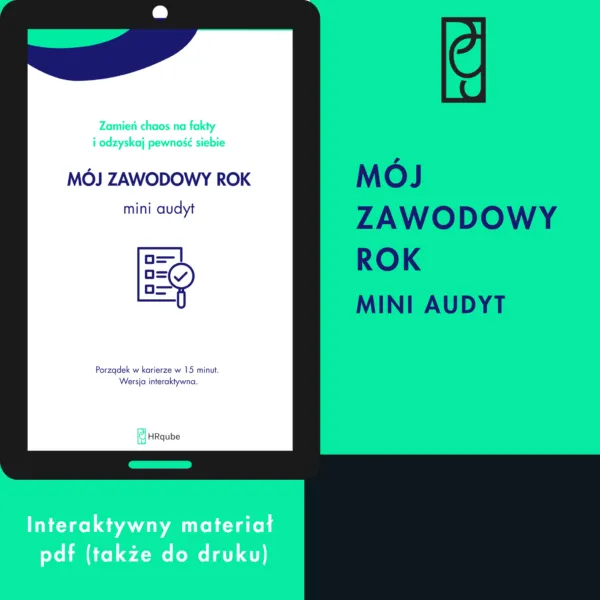 Okładka: Mój zawodowy rok. Mini audyt